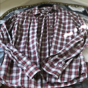 Preppy checked button down shirt